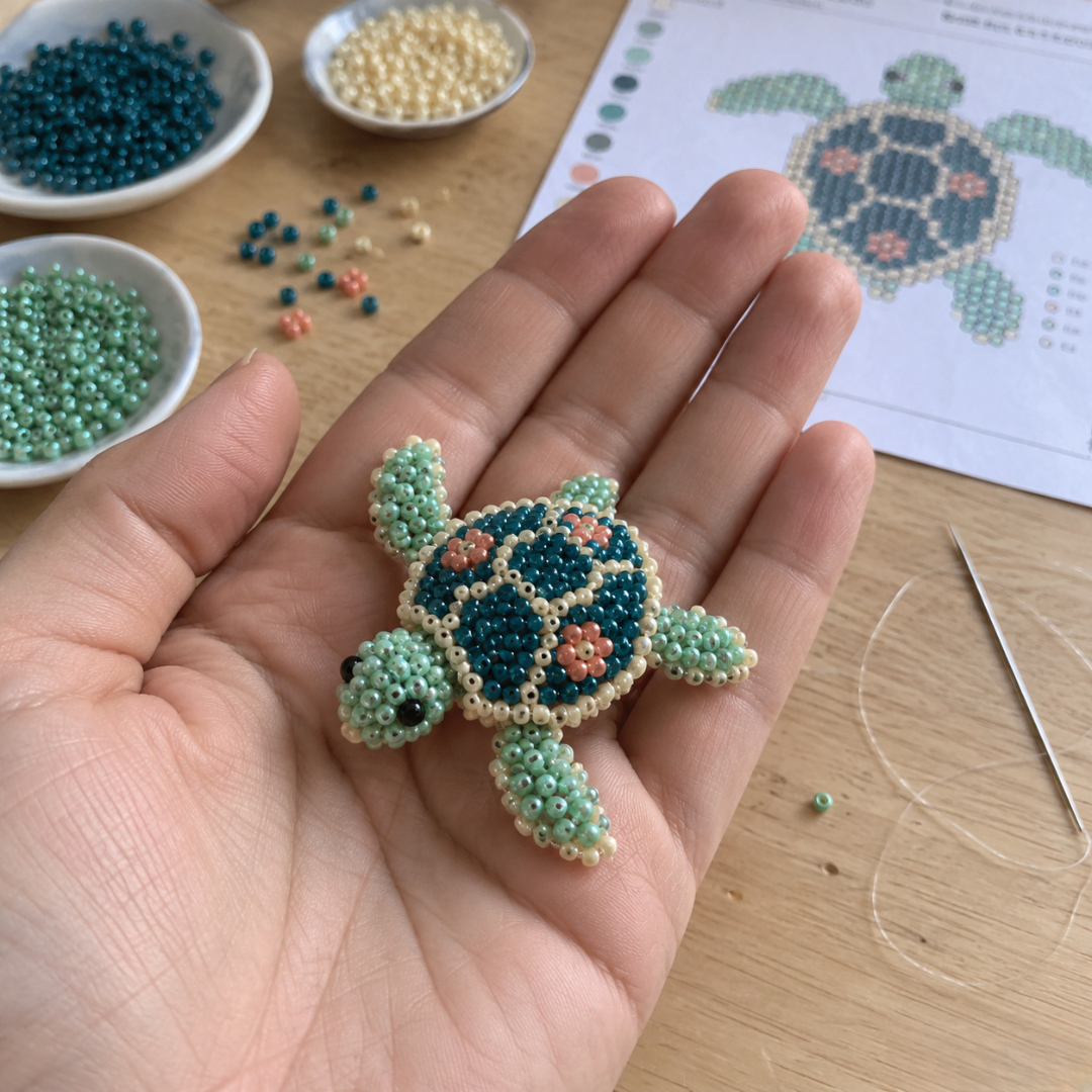 Finished beaded project by Sarah M.